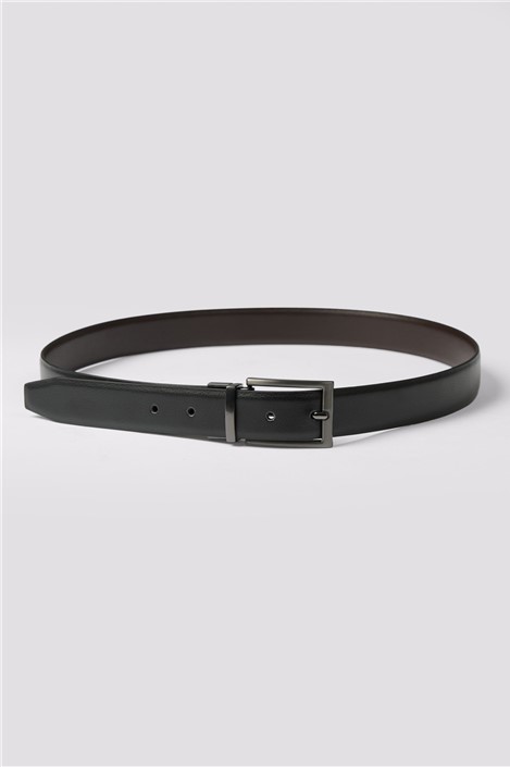 Limehaus Smooth Reversible Black Belt