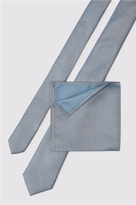 Antique Rogue Light Blue Textured Tie