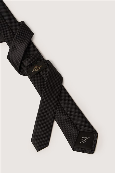 Antique Rogue Black Textured Tie