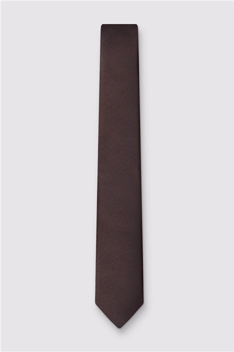 Antique Rogue Brown Textured Tie