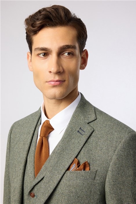 Antique Rogue Rust Knitted Tie