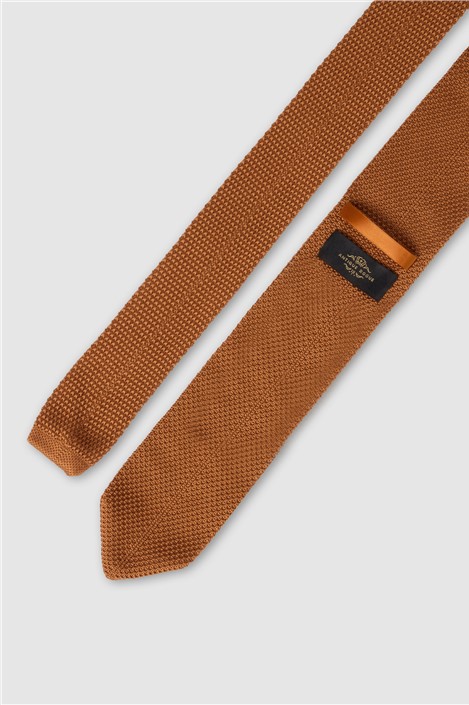 Antique Rogue Rust Knitted Tie
