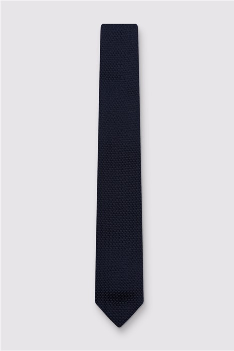 Antique Rogue Navy Knitted Tie