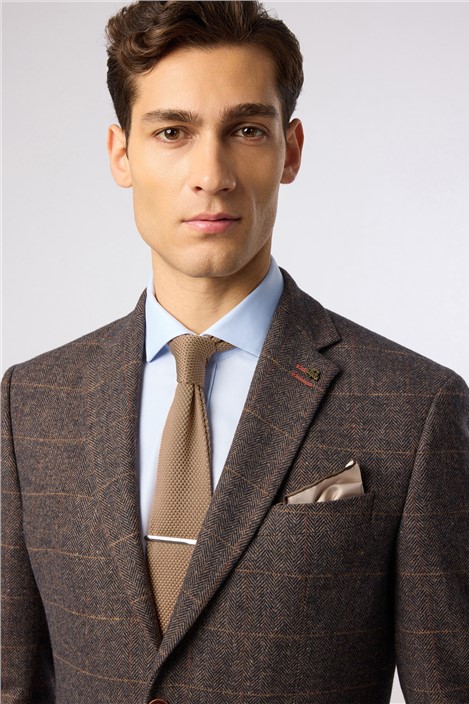 Antique Rogue Sand Knitted Tie
