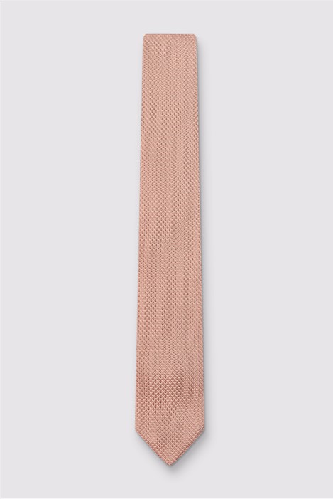Antique Rogue Pink Knitted Tie