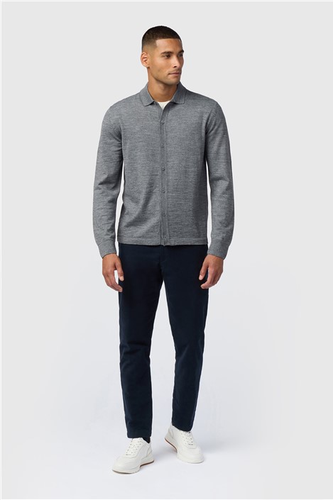 Melka Grey Knitted Shirt