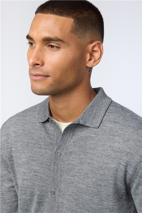 Melka Grey Knitted Shirt