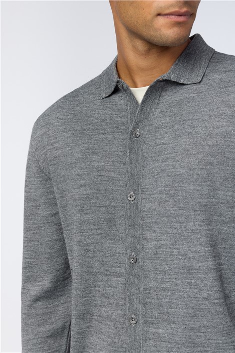 Melka Grey Knitted Shirt