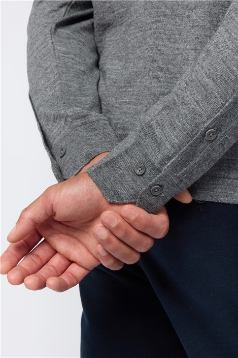 Melka Grey Knitted Shirt