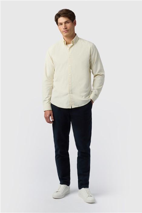 Melka Ecru Corduroy Button Down Shirt
