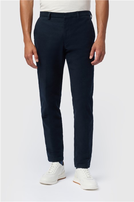 Melka Navy Moleskin Trouser