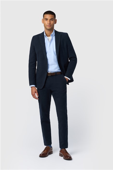 Melka Navy Moleskin Trouser