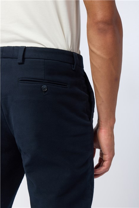 Melka Navy Moleskin Trouser