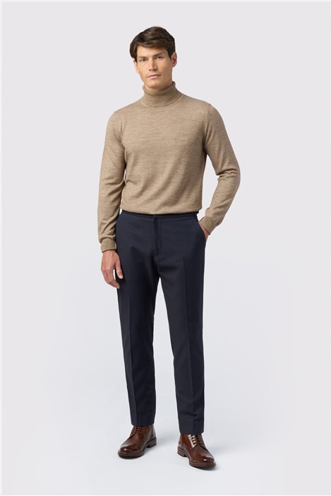 Melka Navy Side Adjuster Trouser