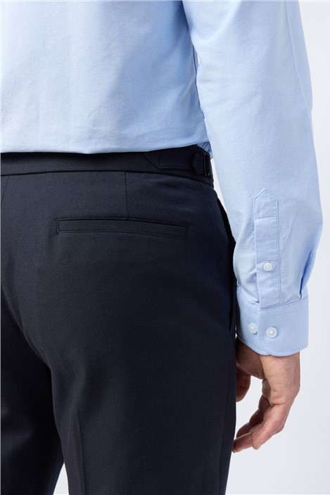 Melka Navy Side Adjuster Trouser