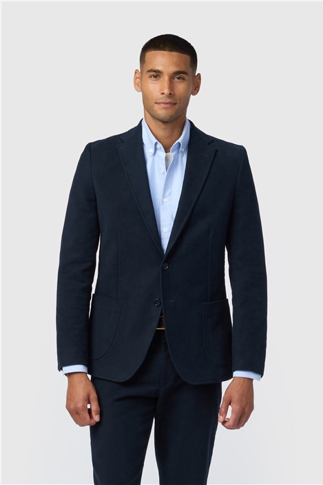 Melka Navy Moleskin Blazer