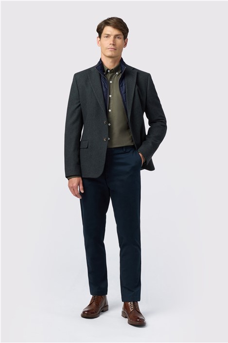 Melka Green Blazer with Gilet Insert

