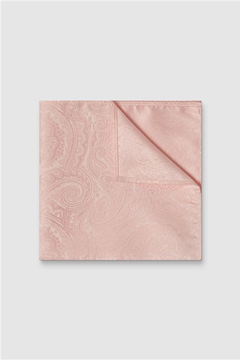 Antique Rogue Pink Paisley Pocket Square 0 Pink