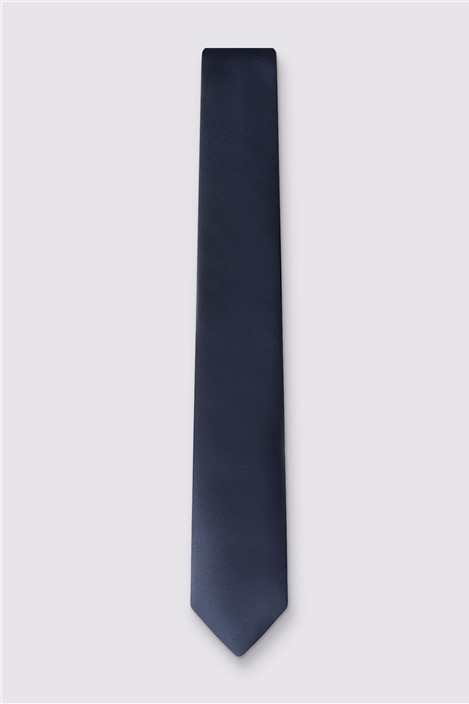 Limehaus Slim Navy Blue Tie Navy Blue