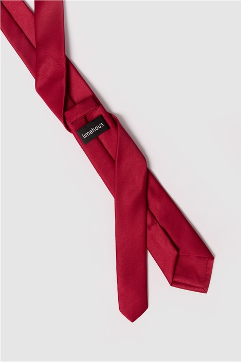 Limehaus Slim Red Tie