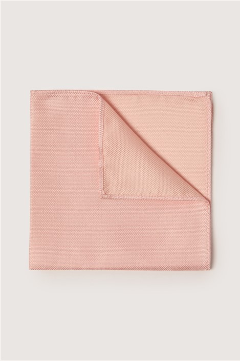 Antique Rogue Pink Textured Pocket Square By Suit Direct