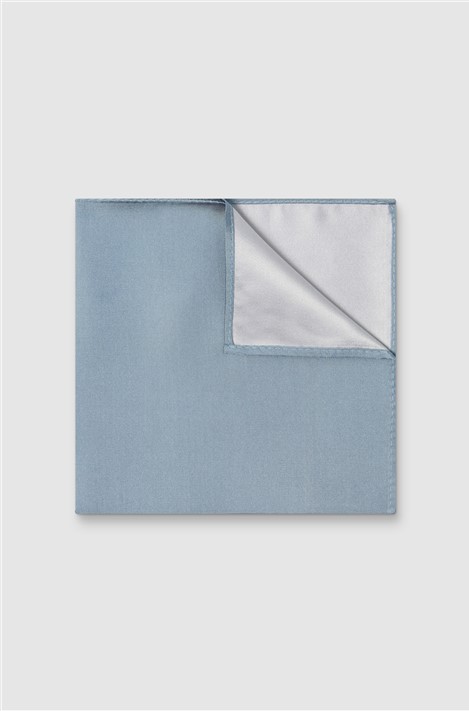 Alexandre Sky Blue Silk Pocket Square