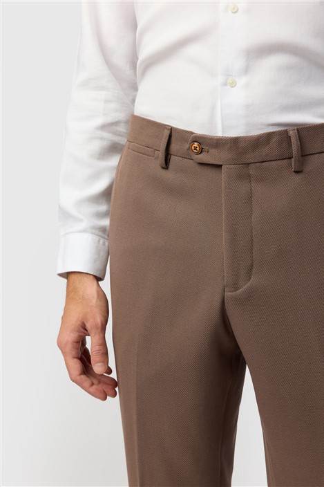 Marc Darcy Tailored Fit HM5 Tan Trousers