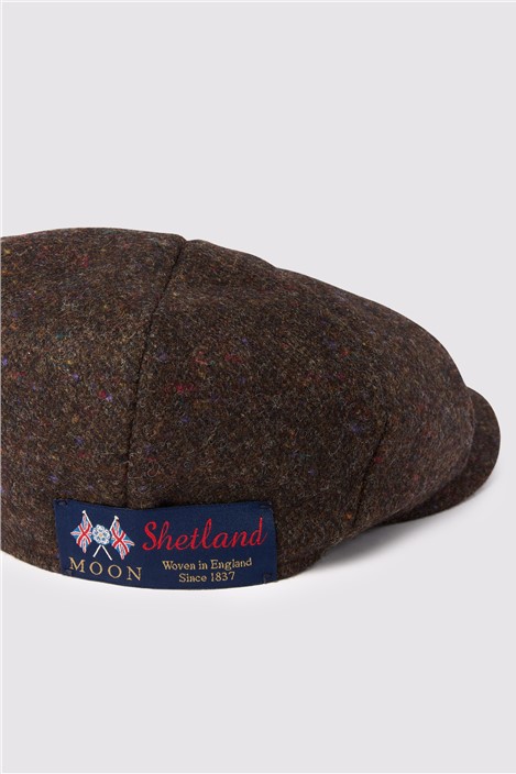 Alexandre x Abraham Moon's Brown Wool Baker Boy Hat
