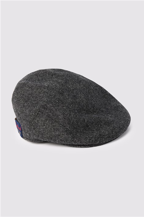 Alexandre x Abraham Moon's Charcoal Wool Pony Cap
