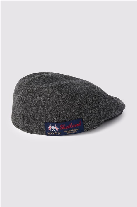 Alexandre x Abraham Moon's Charcoal Wool Pony Cap
