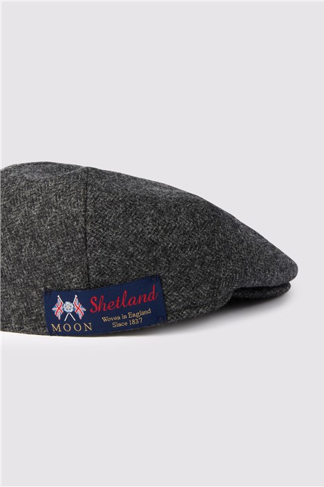 Alexandre x Abraham Moon's Charcoal Wool Pony Cap
