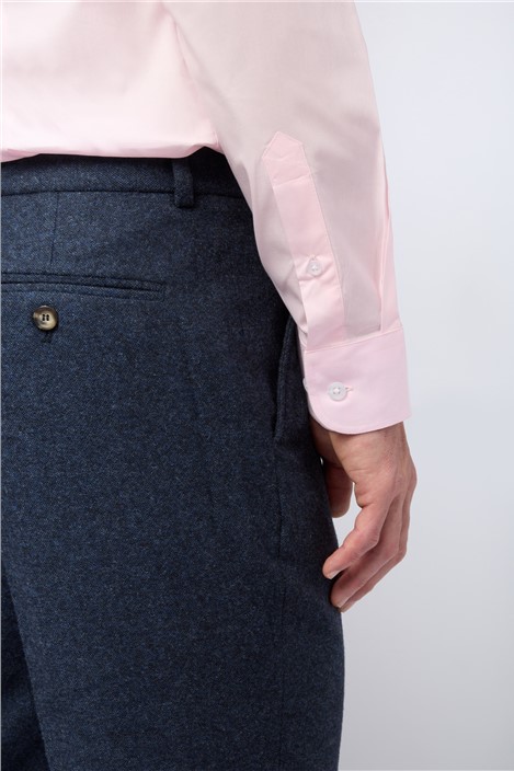 Limehaus Regular Fit Pink Stretch Shirt
