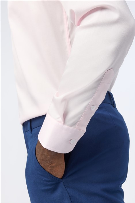 Alexandre Tailored Fit Pink Non-Iron Stretch Shirt
