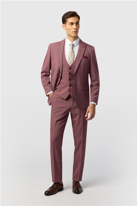 Marc Darcy Tailored Fit Monty Mauve Jacket