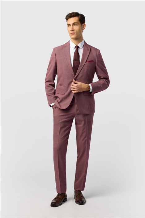 Marc Darcy Tailored Fit Monty Mauve Jacket