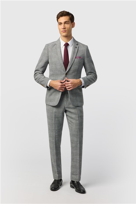 Marc Darcy Slim Fit Kris Silver Jacket