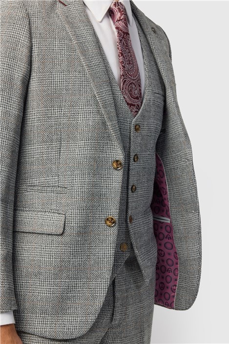 Marc Darcy Slim Fit Kris Silver Jacket