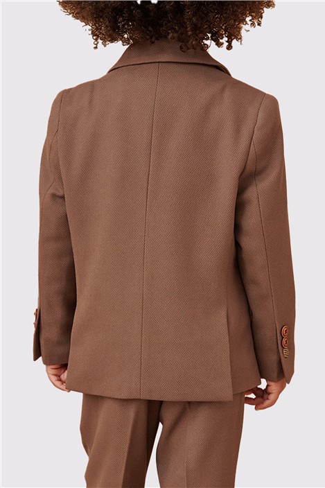Marc Darcy HM5 Children's Tan Check Three Piece Suit