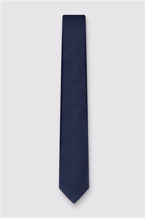 Alexandre Navy Blue Twill Tie Navy Blue