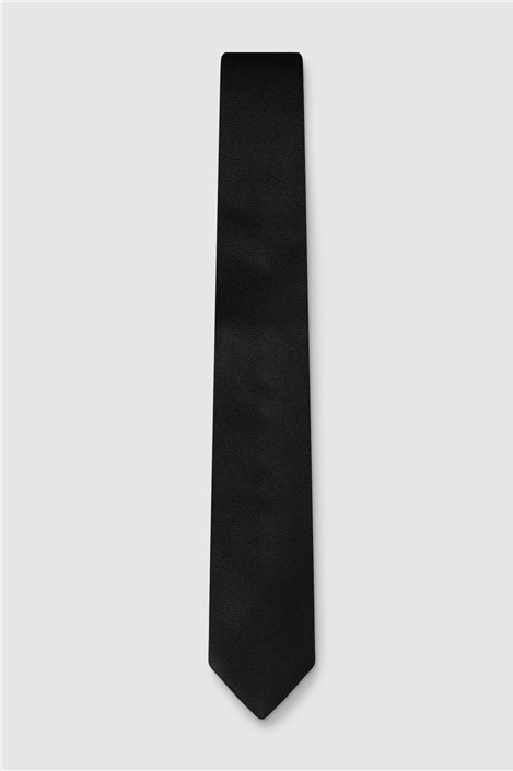 Alexandre Black Twill Tie Black