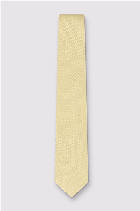 Alexandre Buttermilk Yellow Twill Tie
