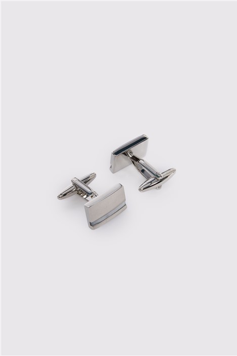 Limehaus Silver Mother Of Pearl Cufflinks