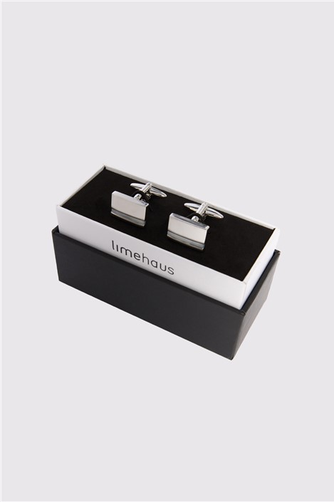 Limehaus Silver Mother Of Pearl Cufflinks
