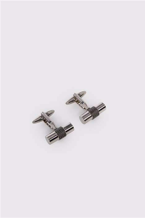 Limehaus Two-Tone Barrel Cufflinks