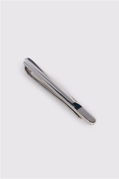 Limehaus Classic Silver Tie Slide Silver
