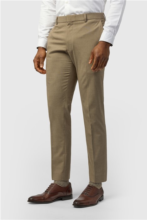 Limehaus Slim Fit Oatmeal Trouser