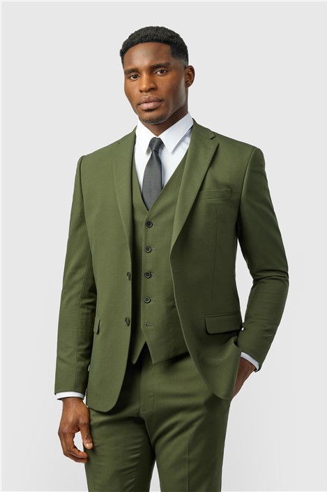 Limehaus Slim Fit Olive Jacket