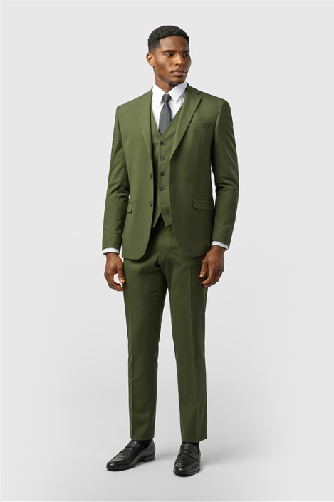 Limehaus Slim Fit Olive Jacket