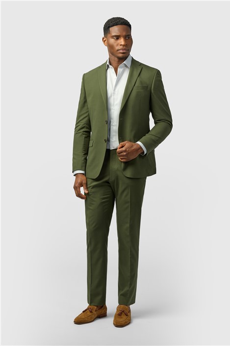 Limehaus Slim Fit Olive Jacket
