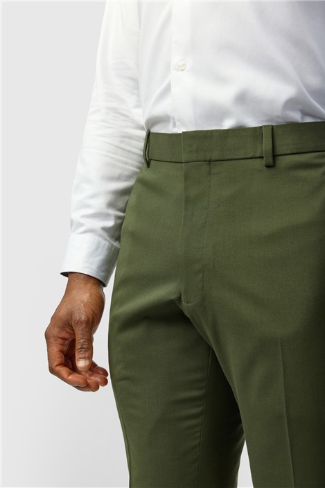 Limehaus Slim Fit Olive Trouser